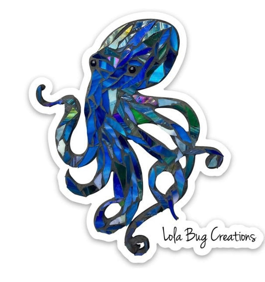 Octopus vinyl sticker