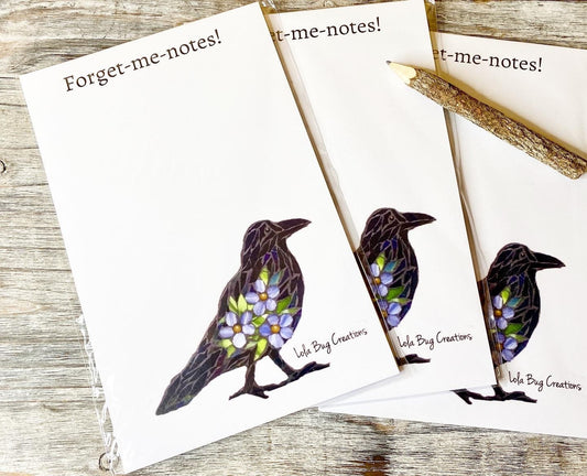 Adorable Forget-me-not “Forget-me-notes” Rave Notepad