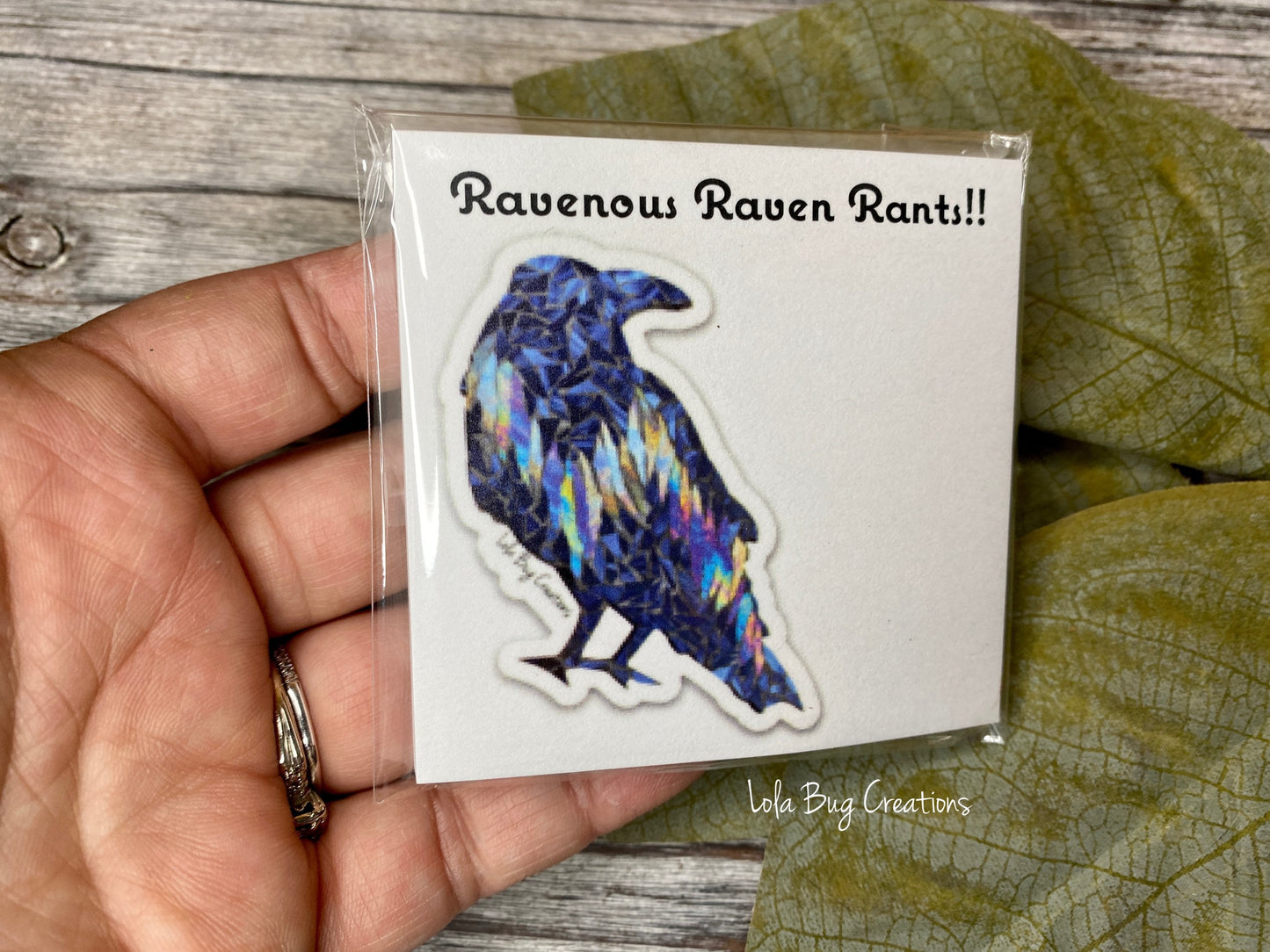 Ravenous Raven Rants Sticky Notes