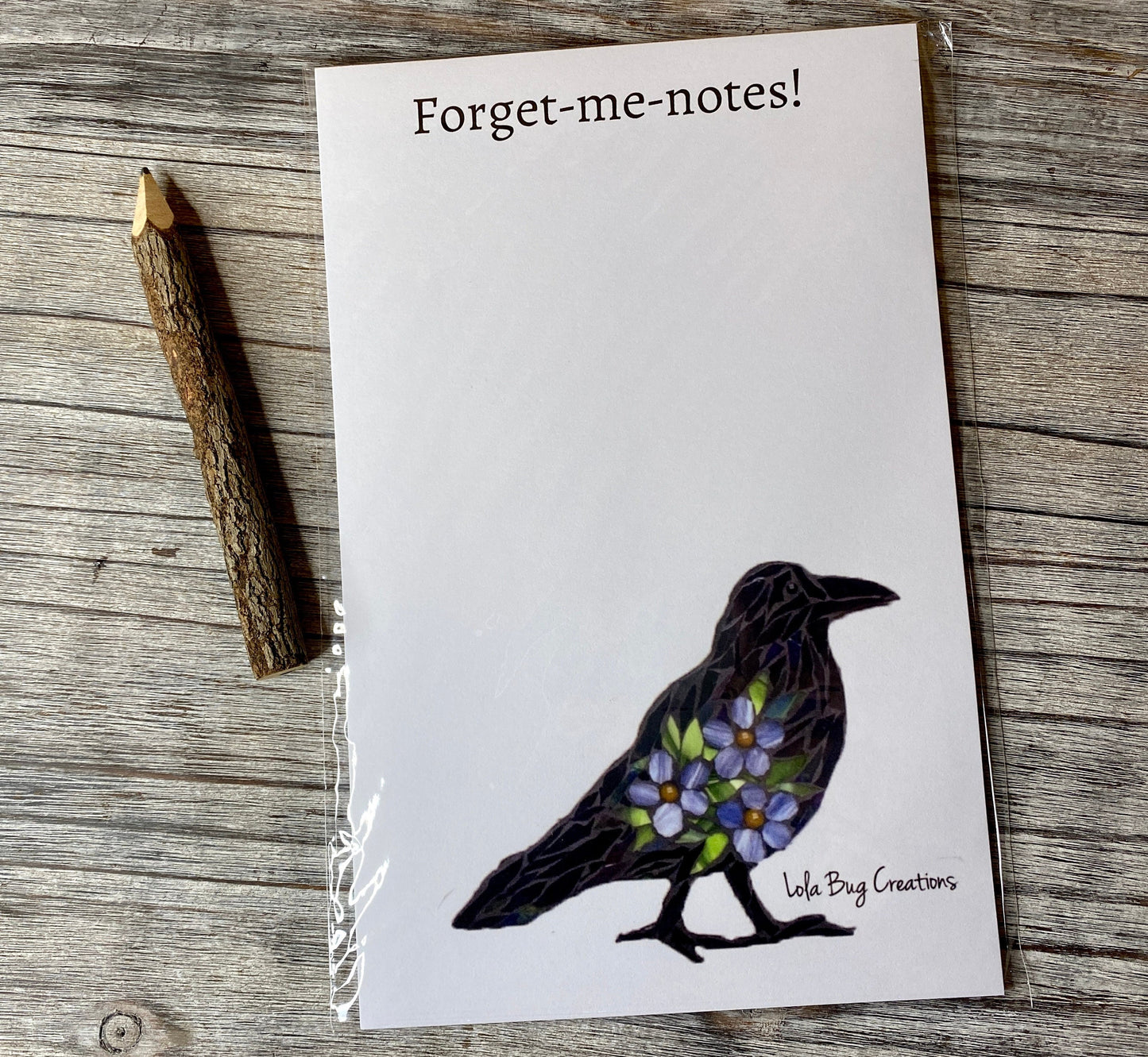 Adorable Forget-me-not “Forget-me-notes” Rave Notepad