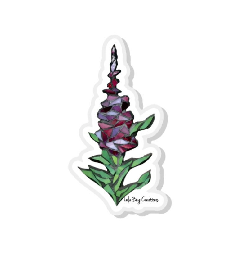 Fireweed Mini vinyl sticker