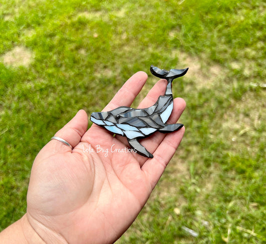 Humpback Whale glass Mosaic