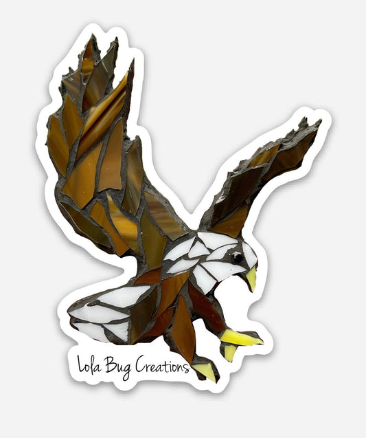 Eagle Flying Vinyl Sticker