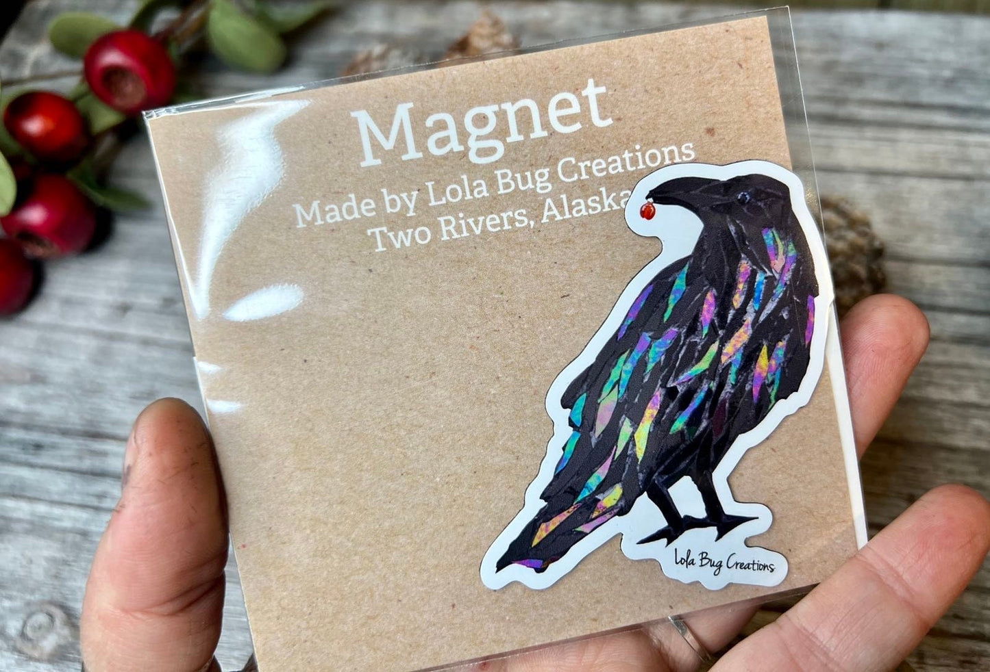 Studious Raven magnet