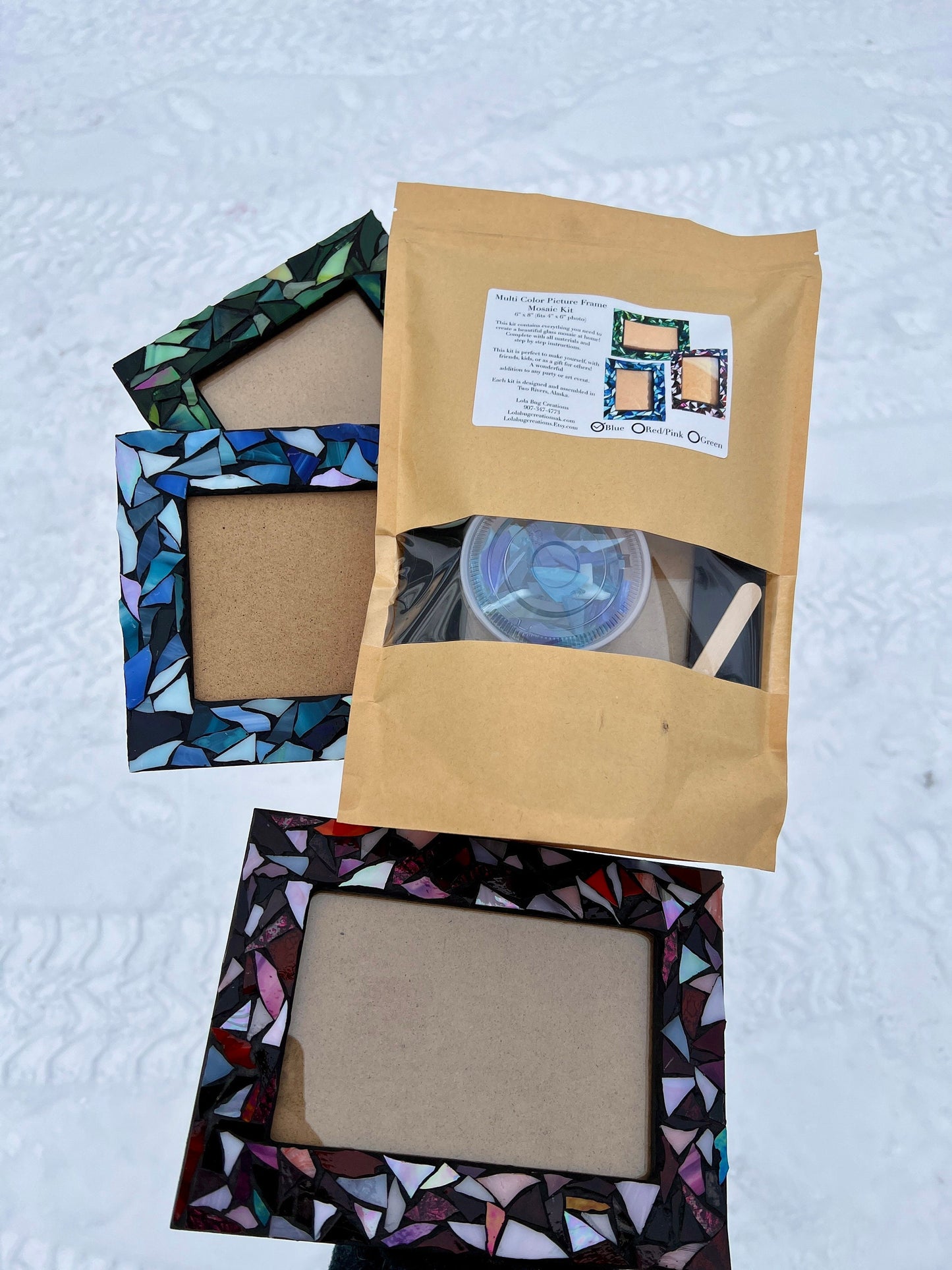 DIY Mosaic Picture Frame Mosaic Kit