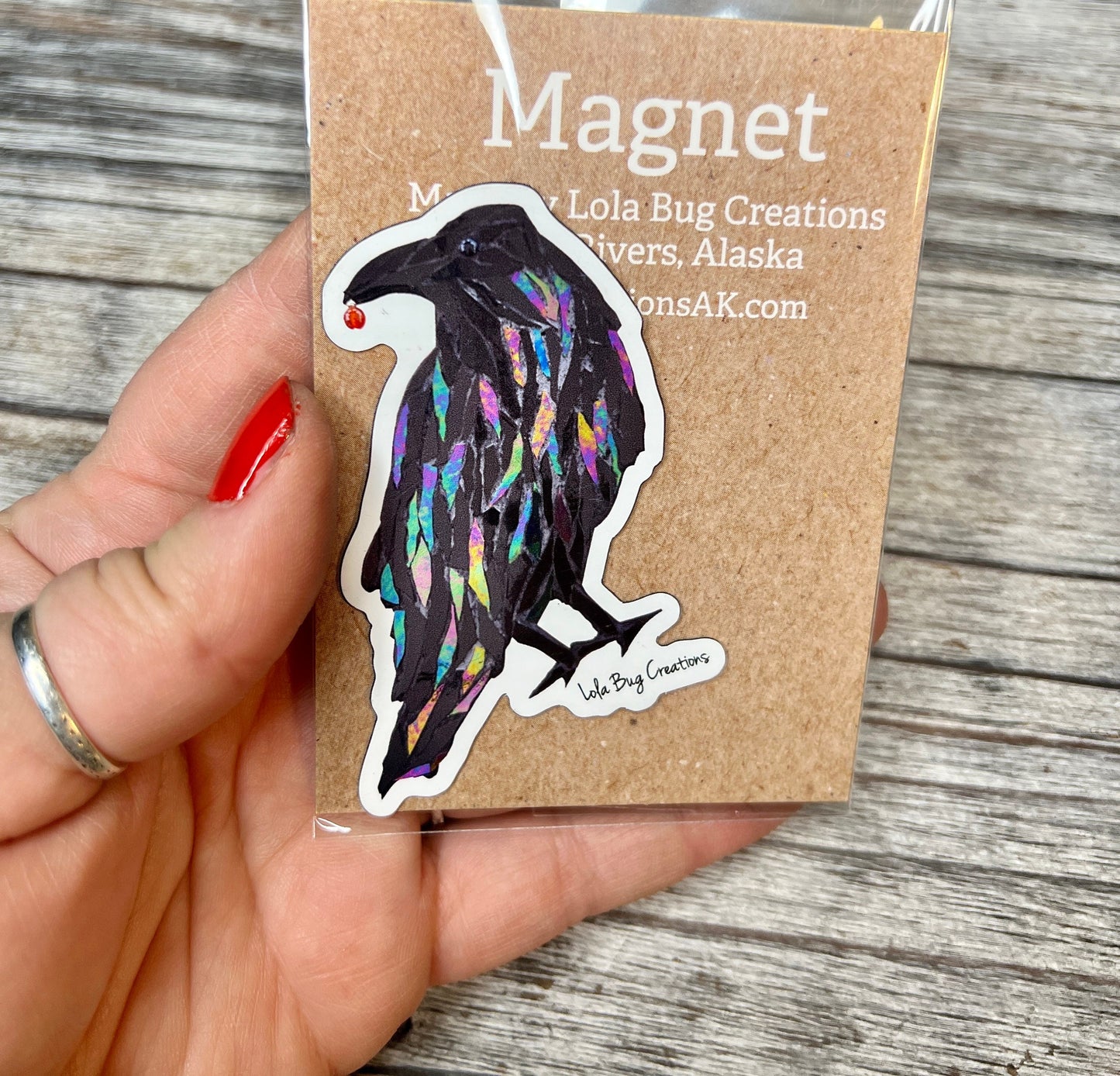 Studious Raven magnet