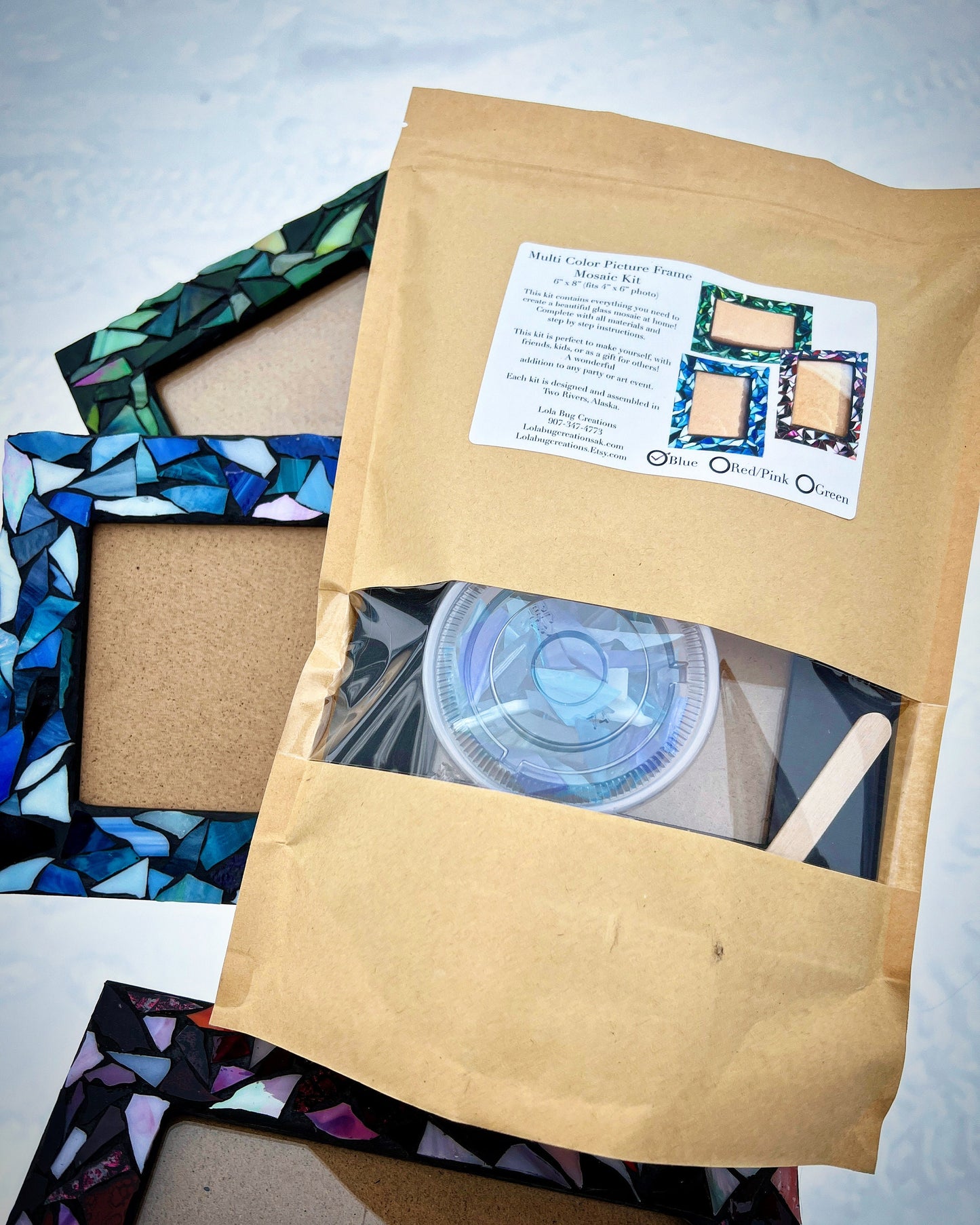 DIY Mosaic Picture Frame Mosaic Kit