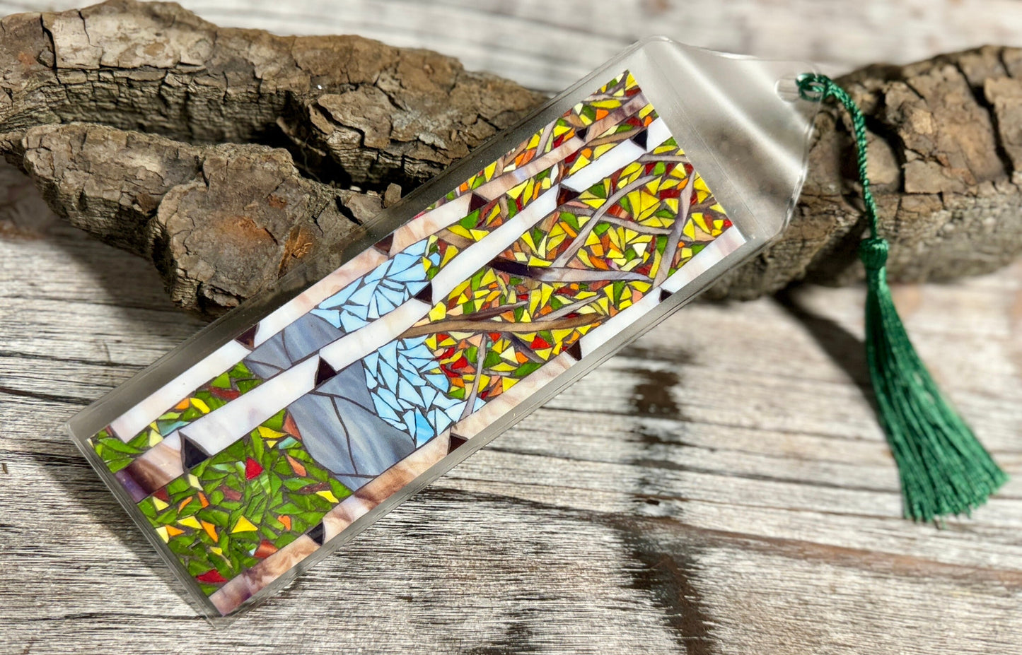 Fall Birch Tree Bookmark