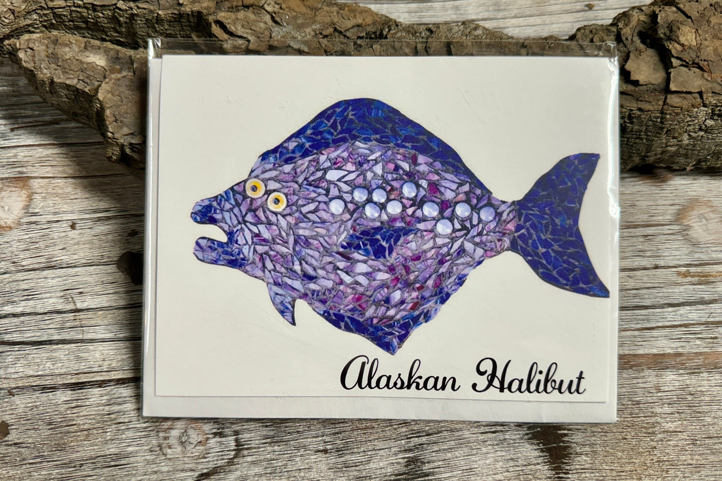 Halibut Mosaic Note Card