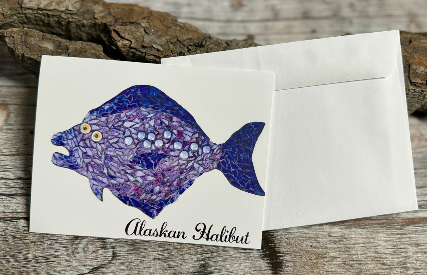 Halibut Mosaic Note Card