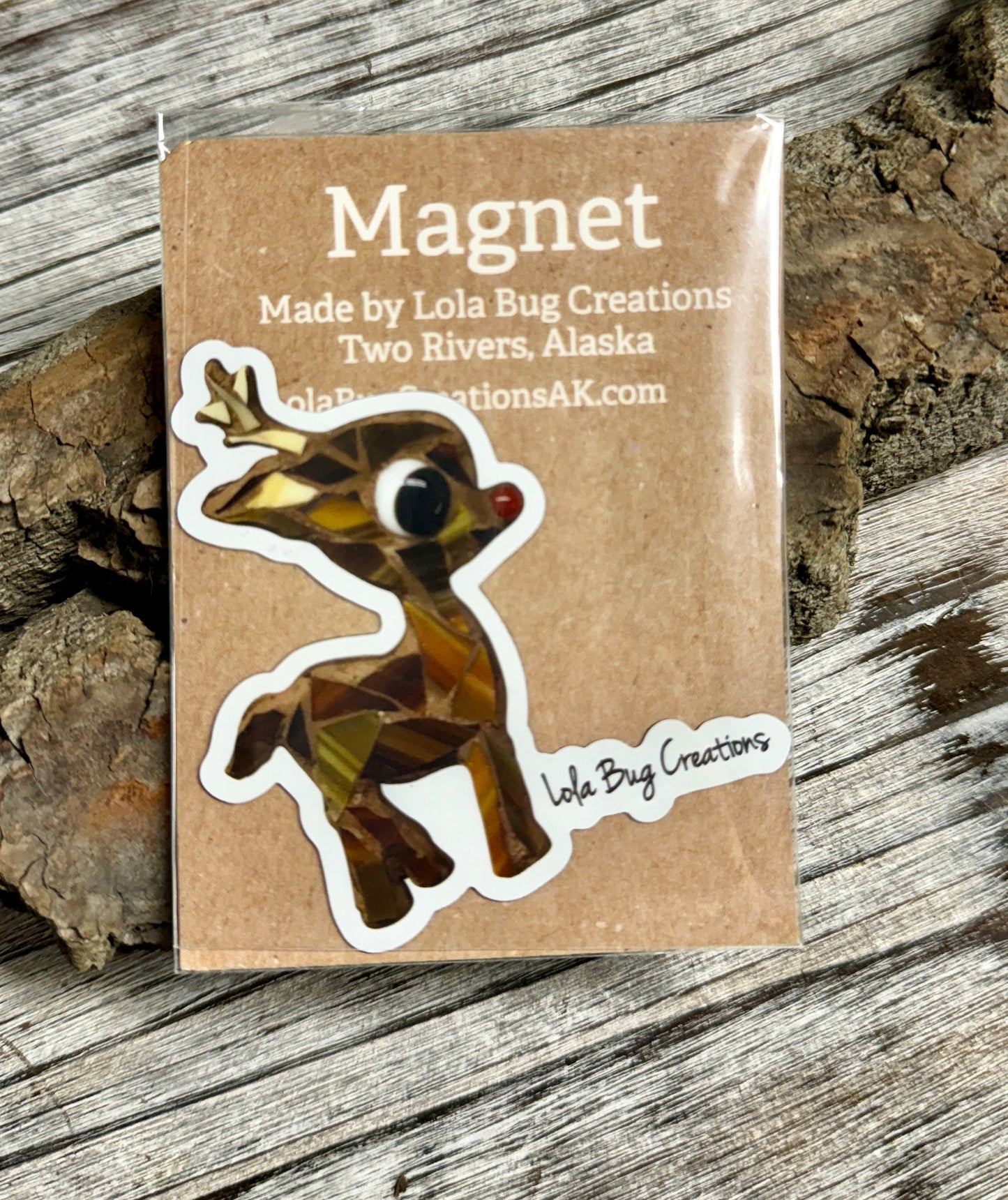 Rudolph, the rednosed reindeer thin magnet