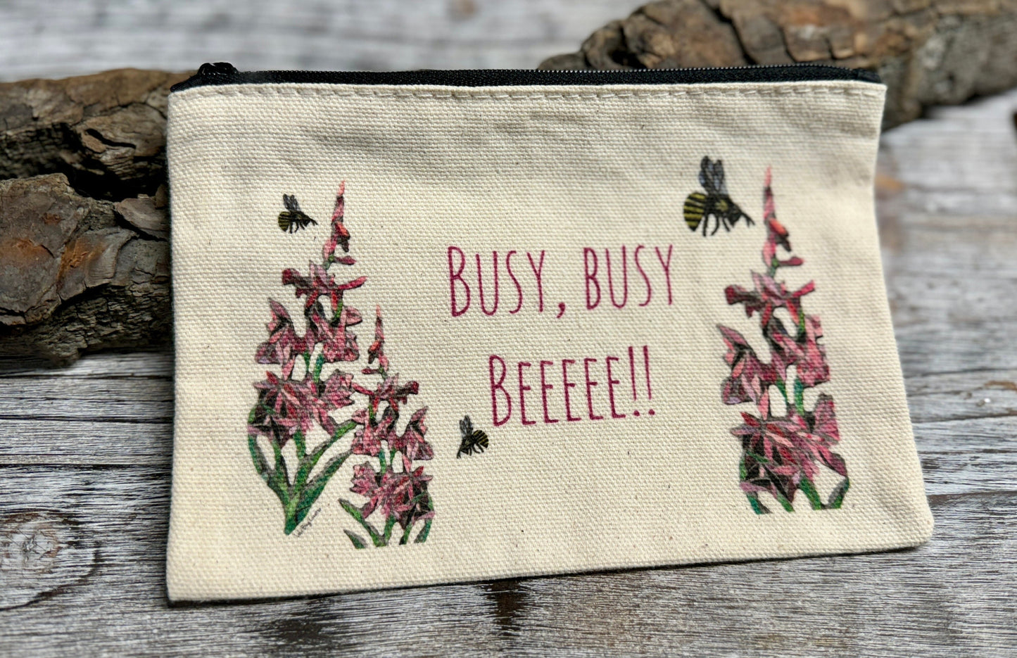 Busy busy bee canvas bag