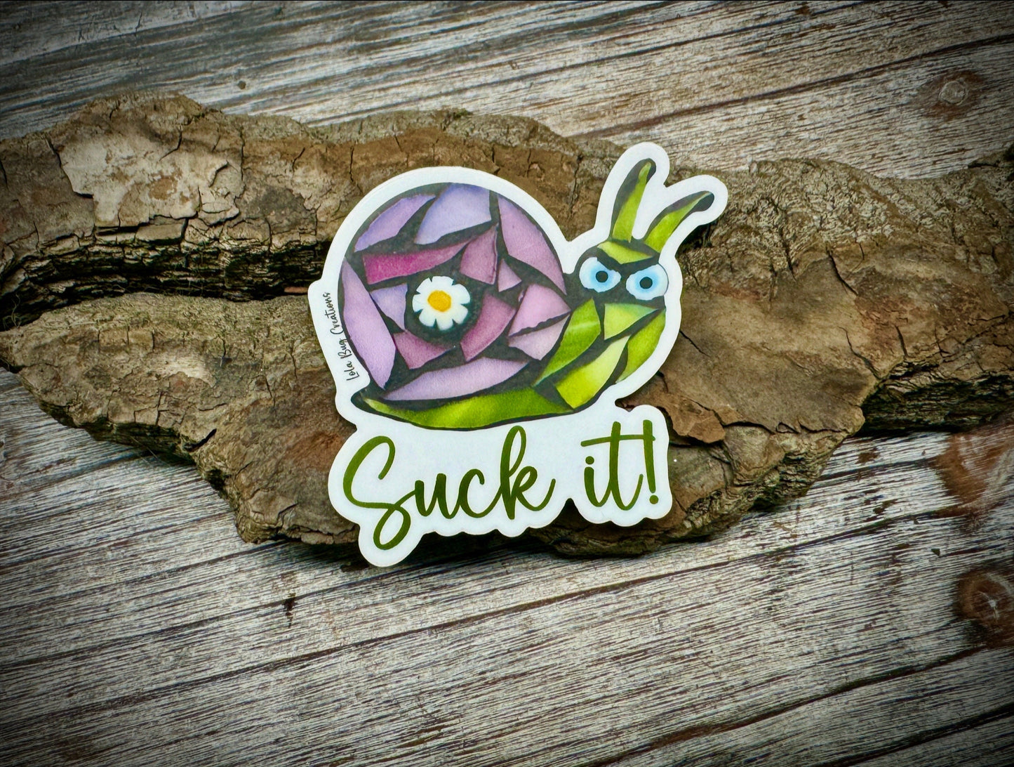 Sassy Snail (Suck It!) Vinyl Sticker