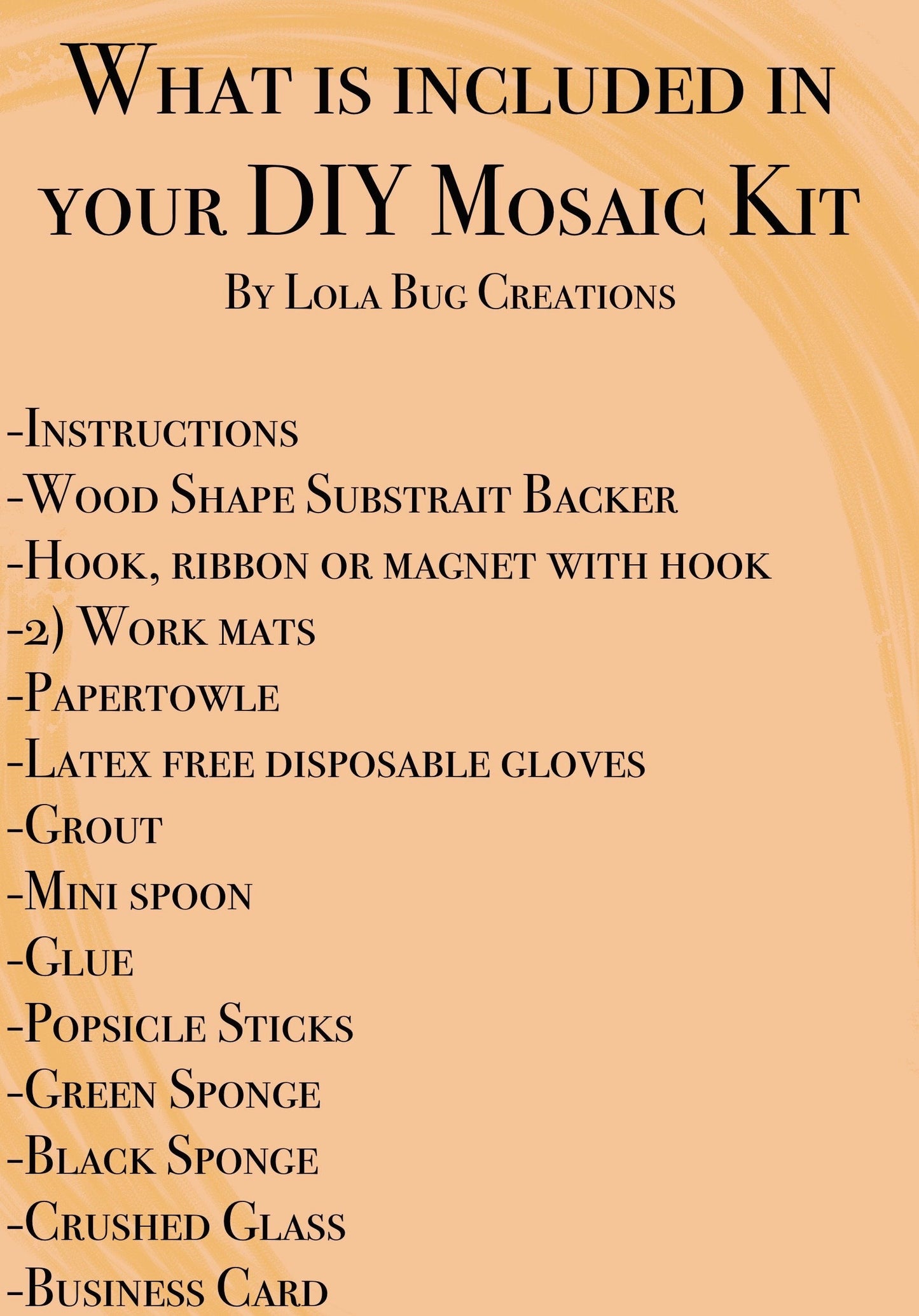 Mammoth Glass Mosaic Kit - DIY-Do it yourself- Make it yourself